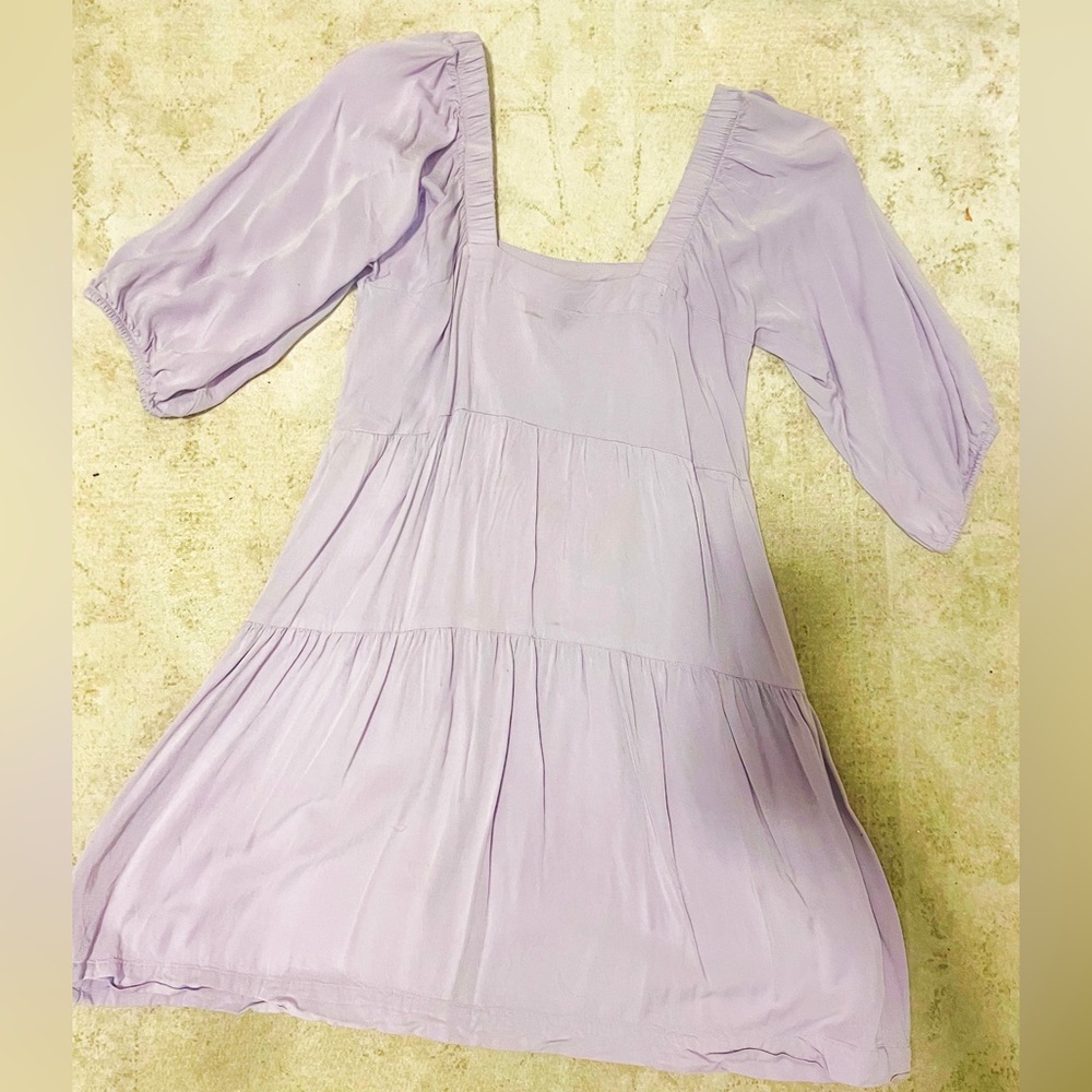 Lilac Purple flowy lulus dress
